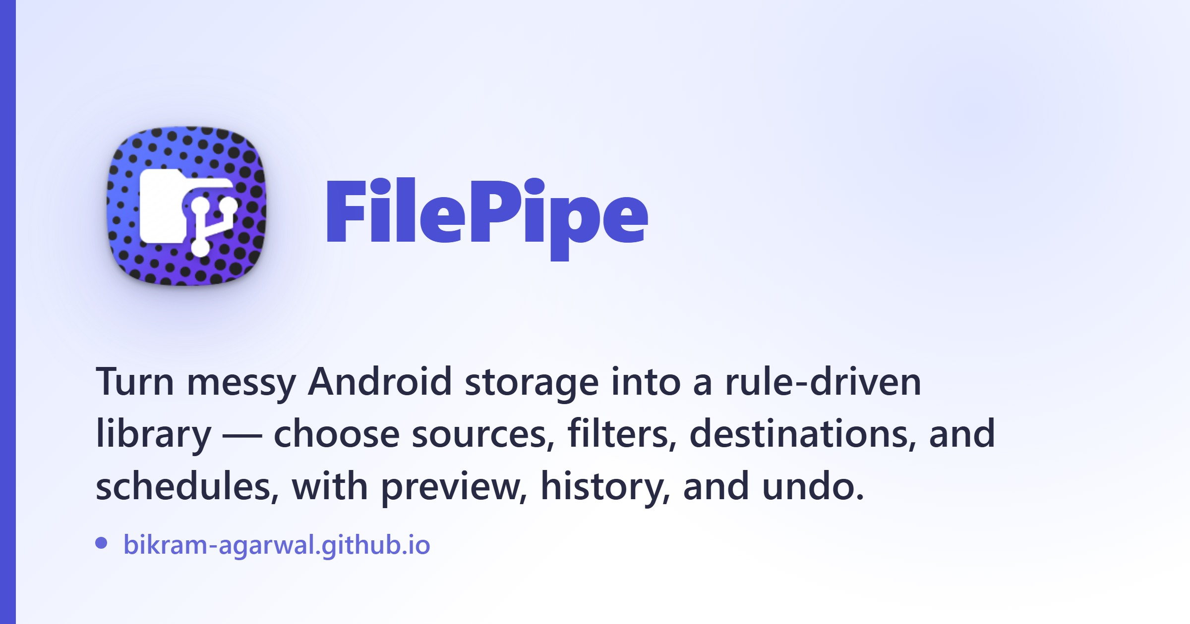 Filepipe FilePipe - Organize files automatically